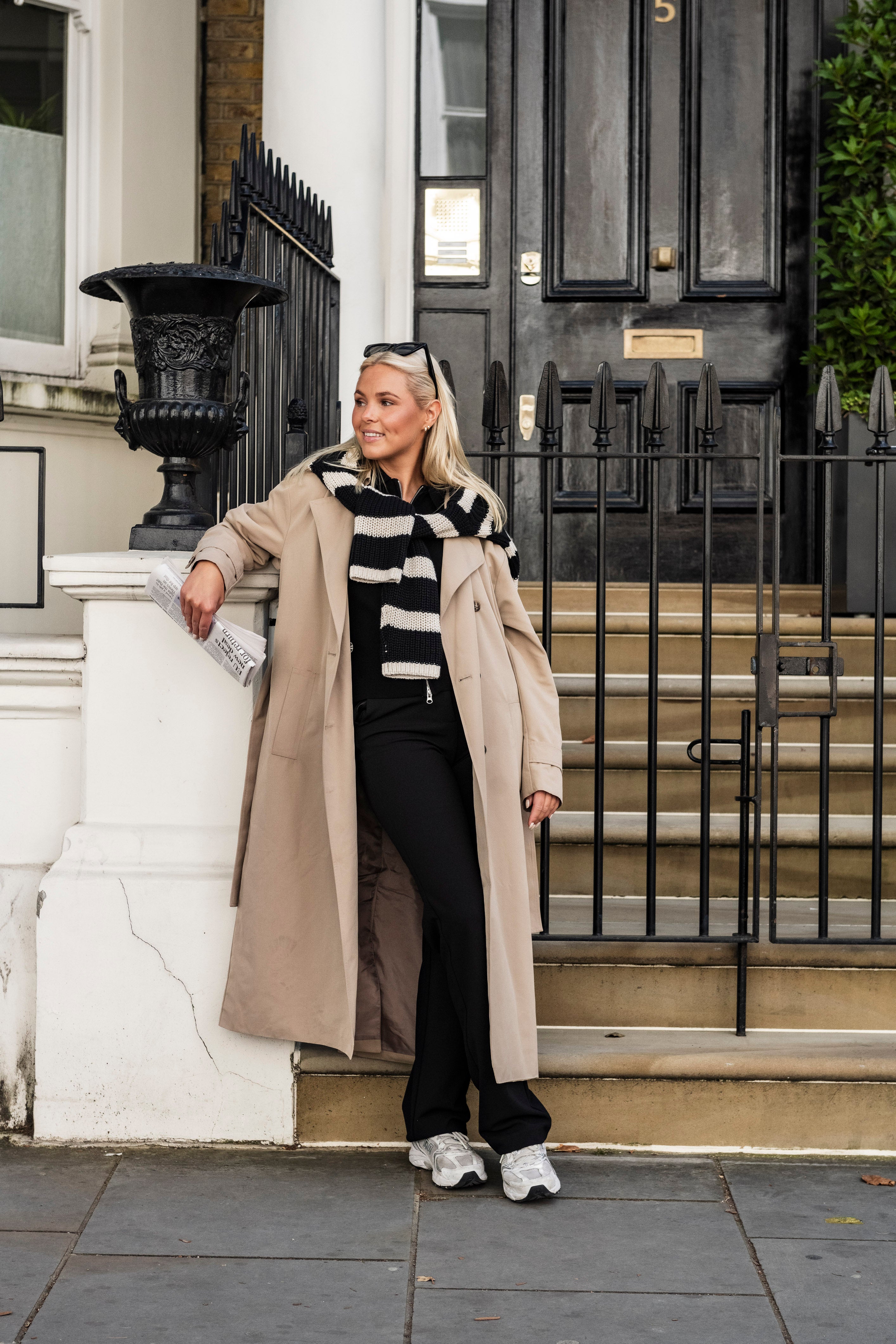 VMCHLOE Trenchcoat - Silver Mink